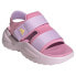 ADIDAS Mehana sandals Bliss Pink / Spark / Bliss Lilac, 34 - фото #5