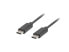 Lanberg Kabel CA-CMCM-10CU-0010-BK USB 2.0 Typ C - 2.0 C 1m Farbe Czarny - Cable - Digital