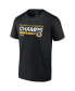 Фото #3 товара Men's Black Boston Bruins 2023 Atlantic Division Champions T-shirt