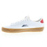 Lakai Newport MS1240251A00 Mens White Leather Skate Inspired Sneakers Shoes