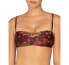 Фото #1 товара Peony 285617 Women Printed Bandeau Bikini Top Swimwear, Size 4