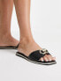 Фото #1 товара ALDO Bellenor flat sandals in black