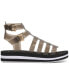 Фото #2 товара Women's Bimala Strappy Vinyl Platform Gladiator Sandals