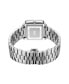 Women's Cristal Quartz Silver Stainless Steel Watch Set, 28mm