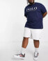 Polo Ralph Lauren Big & Tall Prepster icon logo twill shorts in off white