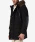 ფოტო #3 პროდუქტის Men's Dawson Hooded Parka with Faux-Leather & Faux-Fur Trim