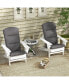 Фото #1 товара Plush Adirondack Chair Cushion Set Comfort and Chic Upgrade