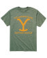 Фото #1 товара Men's Yellowstone Dutton Ranch Yellow T-shirt