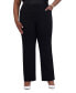 ფოტო #5 პროდუქტის Women's High-Rise Pull-On Crepe Pants