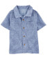 Toddler Palm Tree Button-Front Shirt 5T