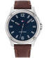 Фото #1 товара Часы Tommy Hilfiger Brown Leather 44mm