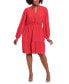 Plus Size Smocked Tiered Fit & Flare Dress