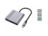 Фото #1 товара Conceptronic DONN13G - Wired - USB 3.2 Gen 1 (3.1 Gen 1) Type-C - 100 W - Grey - 5 Gbit/s - 4K Ultra HD