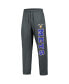 ფოტო #2 პროდუქტის Men's Charcoal, Royal New York Mets Meter T-shirt and Pants Sleep Set
