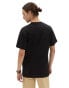 Vans checkerboard left chest logo short sleeve t-shirt in black