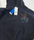 Men's Adidas Originals OG Peace Sign Trefoil Black Hoodie Size Small, XL HC1789