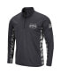 ფოტო #3 პროდუქტის Men's Charcoal Mississippi State Bulldogs OHT Military-Inspired Appreciation Digi Camo Quarter-Zip Jacket