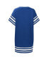 ფოტო #4 პროდუქტის Women's Royal Chicago Cubs Cascade T-shirt Dress