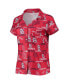 ფოტო #3 პროდუქტის Women's Red St. Louis Cardinals Flagship Allover Print Top and Shorts Sleep Set