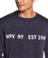 Men's Stonewash Crew Logo Stonewash Sweater