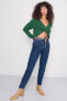 Фото #13 товара Женские джинсы Mom-fit  с высокой посадкой синие Factory Price