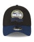 Men's Black, Navy Seattle Seahawks 2022 Salute To Service 39THIRTY Flex Hat