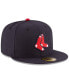 ფოტო #3 პროდუქტის Men's Boston Red Sox Alternate Authentic Collection On-Field 59FIFTY Fitted Hat