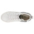Фото #4 товара Vintage Havana Lester 16 Perforated High Top Womens Gold, Silver, White Sneaker