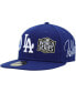 ფოტო #5 პროდუქტის Men's Royal Los Angeles Dodgers Historic World Series Champions 59FIFTY Fitted Hat