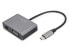 Фото #1 товара DIGITUS USB Type-C 4 K 2-in-1 Mini DisplayPort + VGA Graphics Adapter
