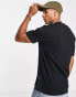 Фото #4 товара Selected Homme oversized heavyweight t-shirt in black