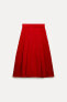 Zw collection pleated layered skirt