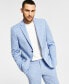 Фото #2 товара Alfani Men's Slim Fit Stretch Solid Suit Jacket Blue 44R