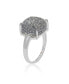 Кольцо Suzy Levian Puff Zirconia Silver 7.5 - фото #5