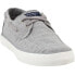 Фото #2 товара Sperry Pier Boat Sparkle Canvas Slip On Womens Grey Sneakers Casual Shoes STS84