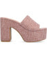 ფოტო #2 პროდუქტის Women's Enyya Canvas Platform Sandals