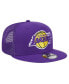 ფოტო #2 პროდუქტის Men's Purple Los Angeles Lakers Evergreen Meshback 9FIFTY Snapback Hat