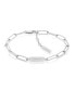 Women's Stainless Steel Chain Bracelet Gift Set, 3 Piece Серебристый - фото #3