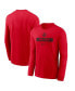 ფოტო #1 პროდუქტის Men's Scarlet Ohio State Buckeyes 2024 Sideline Legend Performance Long Sleeve T-Shirt