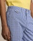 Men's 9-Inch Classic Fit Gingham Chino Shorts