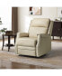 Amos Vintage-like Genuine Leather Recliner with Tufted Design