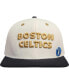 Фото #3 товара Men's Cream, Black Boston Celtics Album Cover Snapback Hat