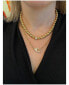 ფოტო #2 პროდუქტის Polished Bead Strand Necklace with Cubic Zirconia Accent