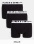 Фото #2 товара Jack & Jones 3 pack trunk with black waistband in black