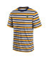 Men's Gold LA Galaxy Shot Clock Stripe T-shirt