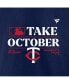 Фото #4 товара Men's Navy Minnesota Twins 2023 Postseason Locker Room T-shirt