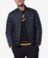 ფოტო #3 პროდუქტის Men's Racer Style Quilted Packable Jacket