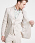 Фото #4 товара Men's Slim-Fit Cotton Stretch Solid Suit Jacket, Created for Macy's