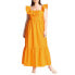 ფოტო #1 პროდუქტის Plus Size Maxi Poplin Dress