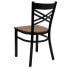 Фото #4 товара Hercules Series Black ''X'' Restaurant Chair